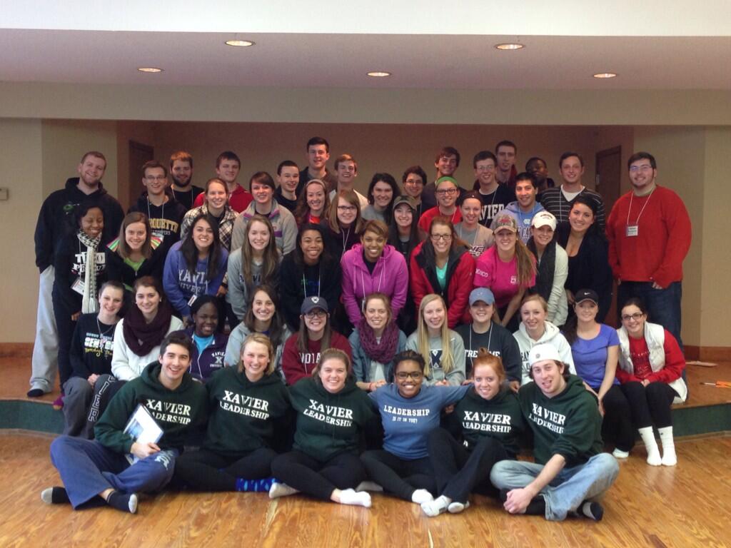 Xavier students attend weekend leadership retreat at Camp Kern
