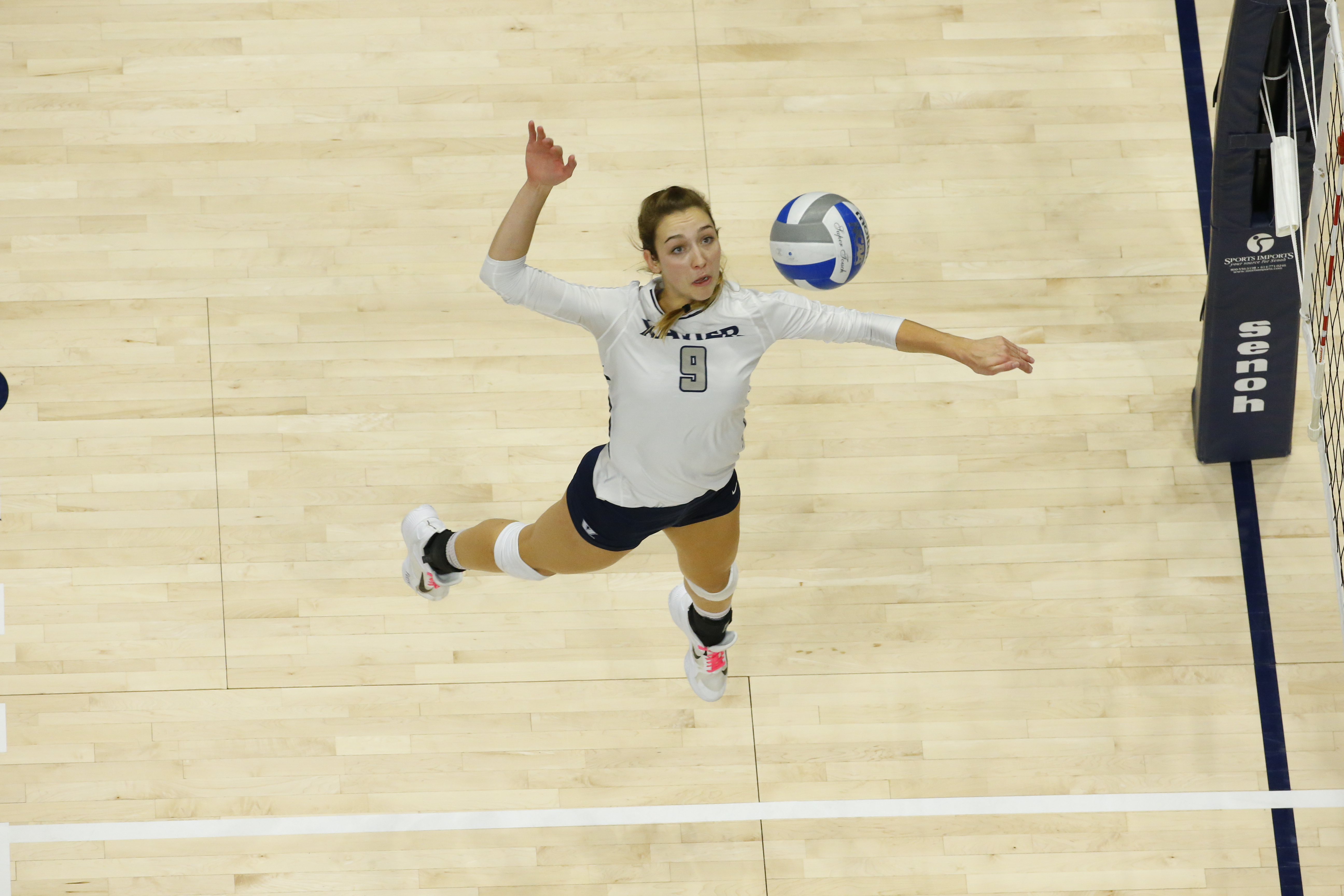 Volleyball teams celebrate seniors