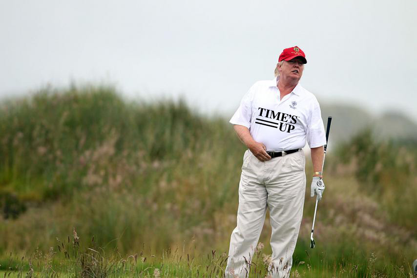 President Trump joins Time’s Up