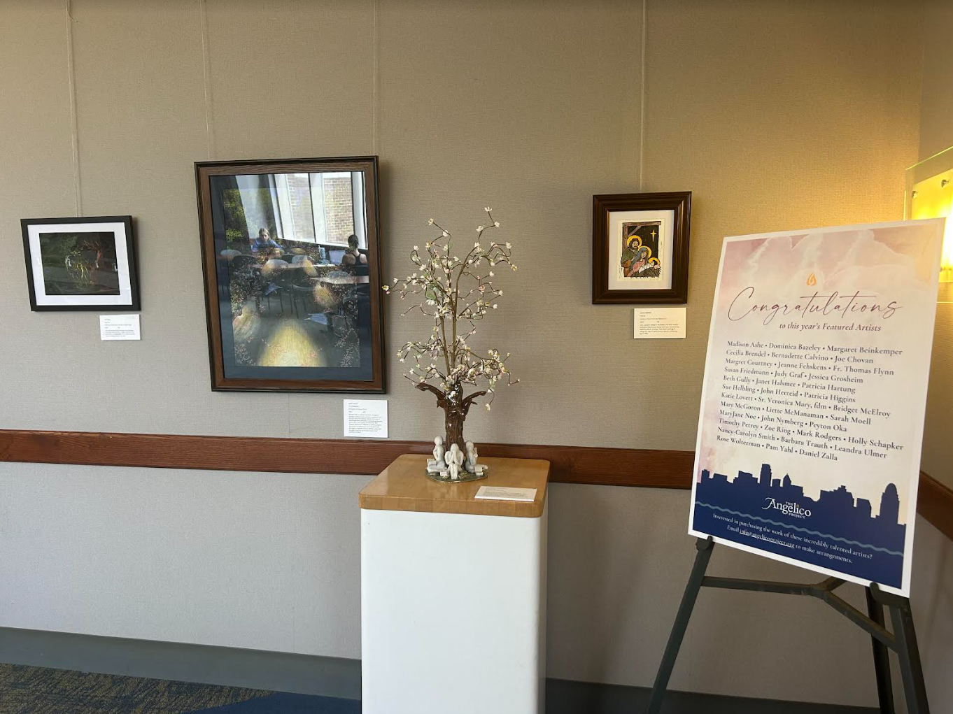 Angelico’s Art Transforms Third Floor of Gallagher